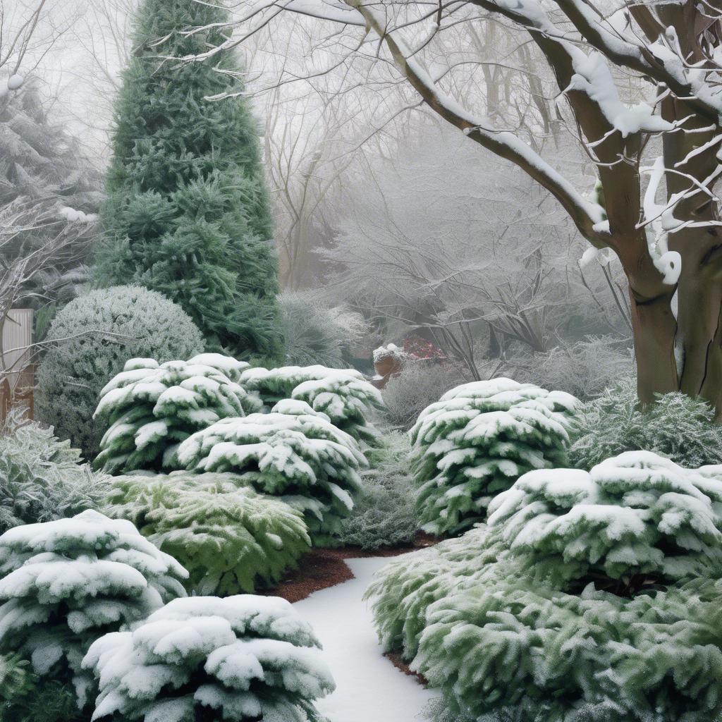 Piante da giardino in inverno